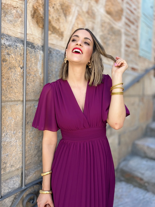 Emma™ - Vestido Plisado